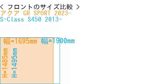 #アクア GR SPORT 2023- + S-Class S450 2013-